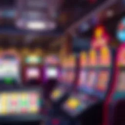 A captivating visual of the Slotomania app interface showcasing vibrant slot machines