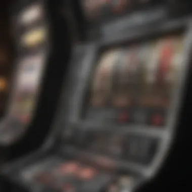 Black Diamond Deluxe Slot Machine Showcase Artistic representation of the Black Diamond Deluxe slot machine