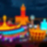 A panoramic view of Lemay's vibrant casino landscape