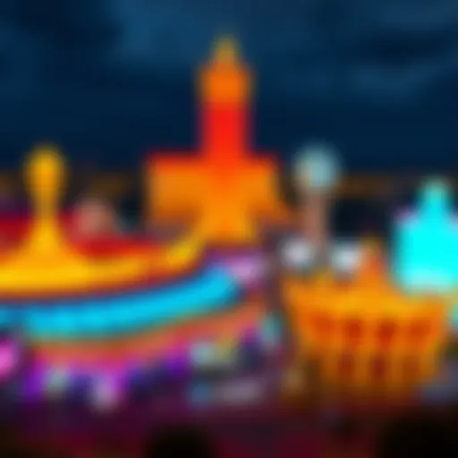 A panoramic view of Lemay's vibrant casino landscape