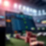 Dynamic interface of a digital betting platform showcasing Super Bowl odds