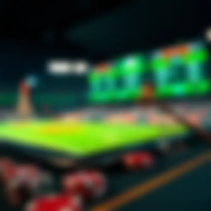 Visual representation of legal frameworks governing online sports betting