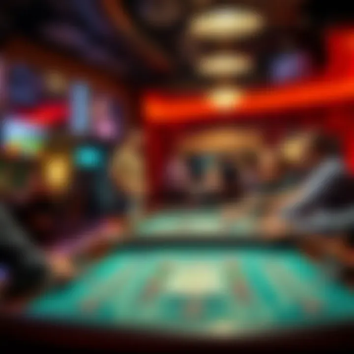 Strategic gameplay in a lively small craps setting