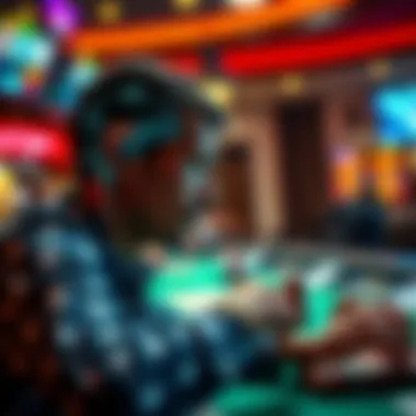 Visual representation of psychological factors affecting betting decisions