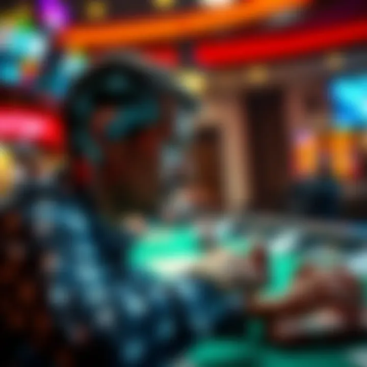 Visual representation of psychological factors affecting betting decisions