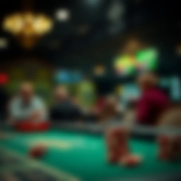 Visual representation of risk management in betting