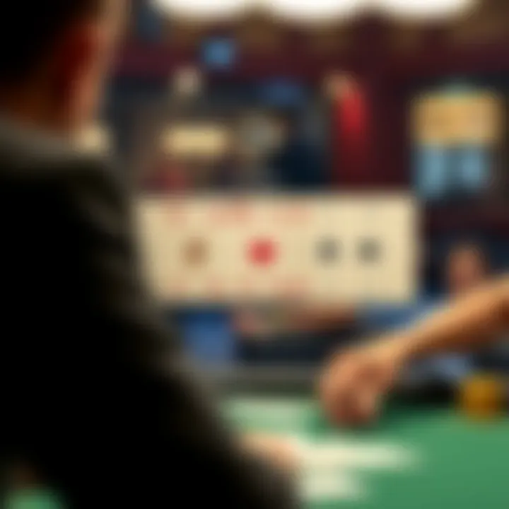 An intricate diagram of poker strategies