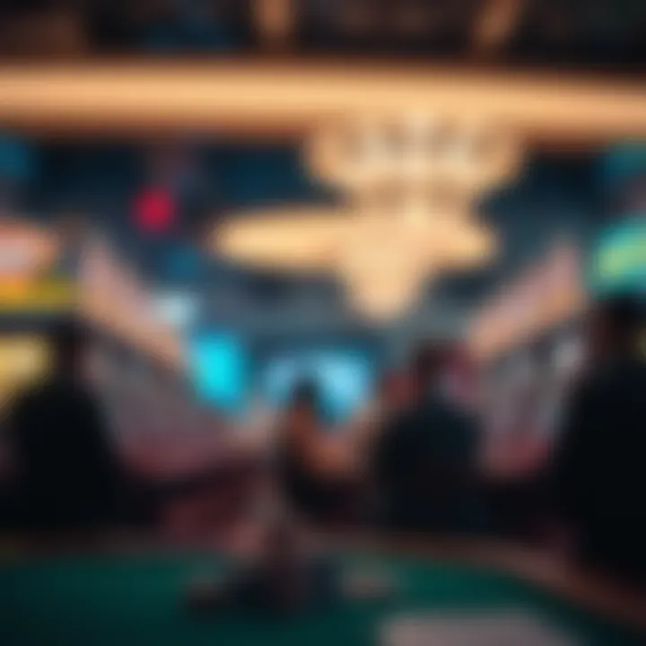 An artistic concept of responsible gambling practices emphasizing awareness and moderation.