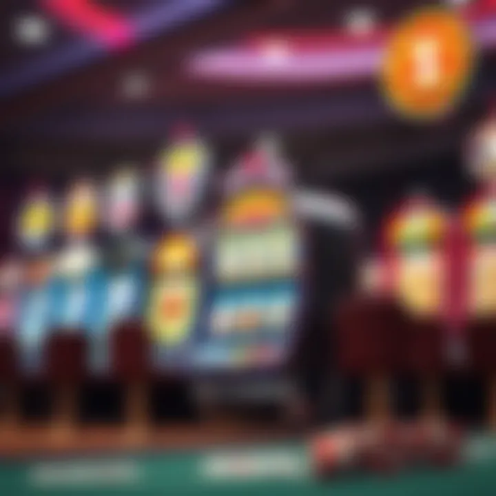 An abstract representation of various types of pokies, illustrating diversity within the game.