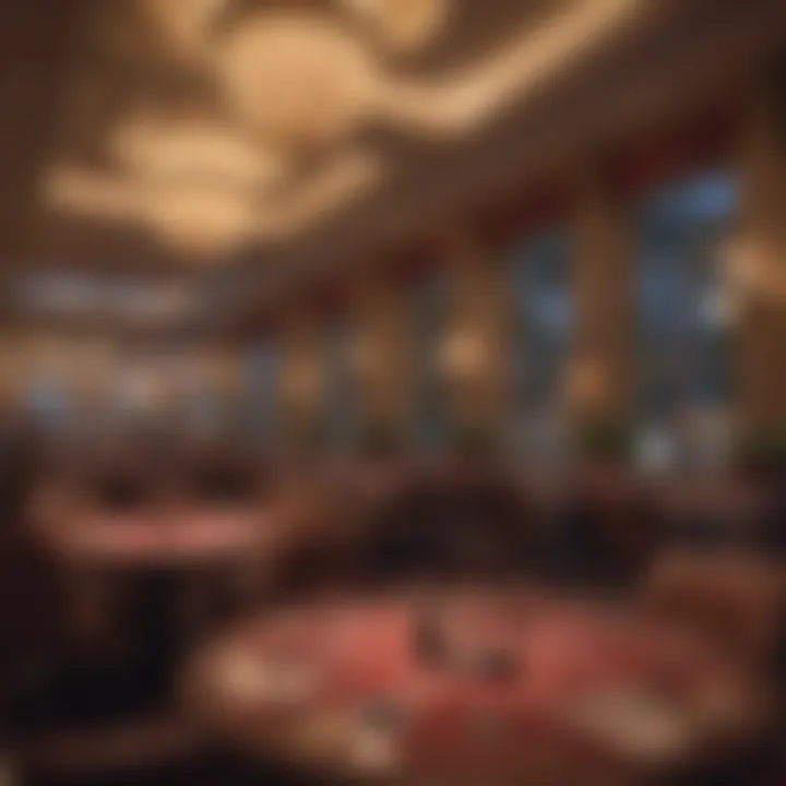 Elegant dining area featuring diverse culinary options available at the casino