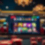 A modern online casino interface showcasing various gaming options