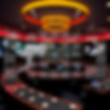 An intricate diagram displaying the operational framework of a sportsbook, illustrating its key components and functions.