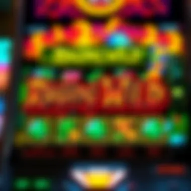 Raging Wild slot machine interface showcasing vibrant graphics