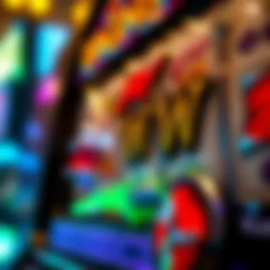 Close-up view of the symbols and reels on Raging Wild