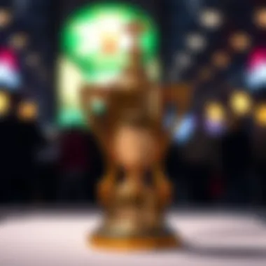 A trophy representing the prestige of World Poker Tour Alpha 8