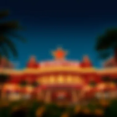 The Winstar Casino exterior showcasing its grandeur