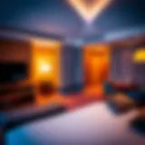 Luxurious guest room at Gun Lake Casino Hotel