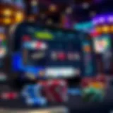 Online poker platform interface showcasing gameplay options