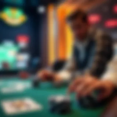 A strategic overview of gameplay tactics in a virtual poker environment