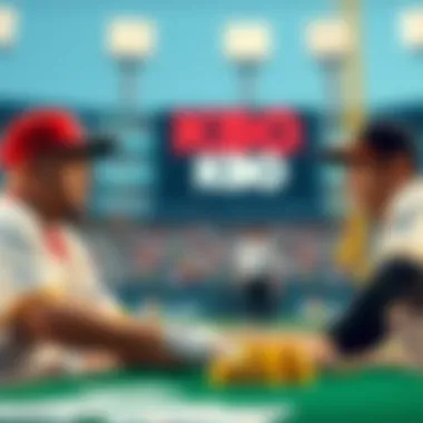 Visual representation of team dynamics in KBO