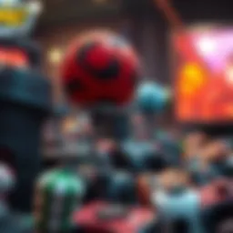 A collection of diverse video game icons symbolizing various genres