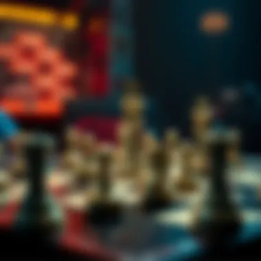 A chessboard representing strategic thinking in gaming