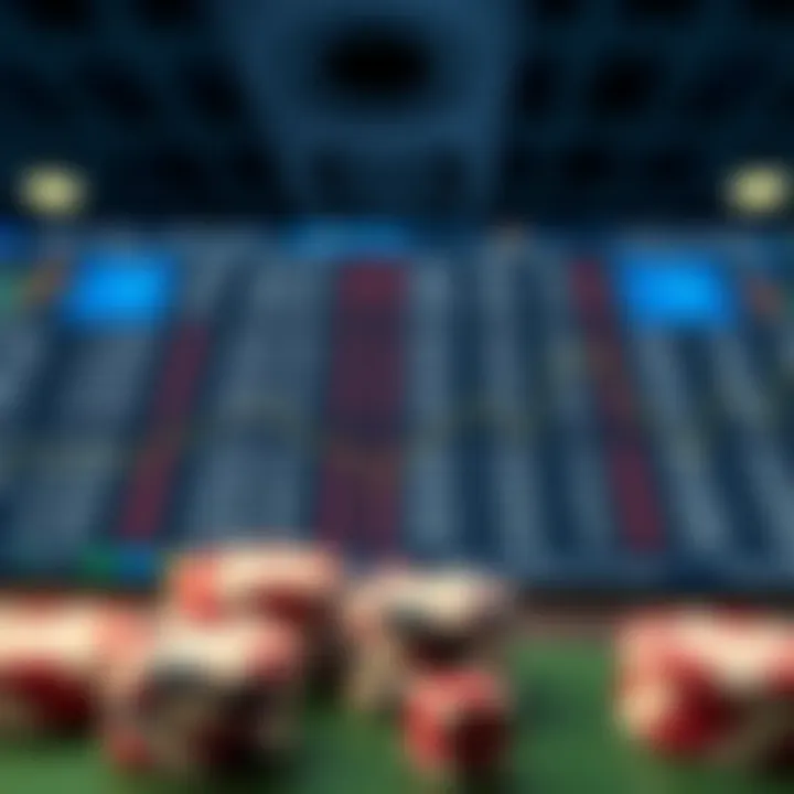 A detailed view of betting odds and analytics