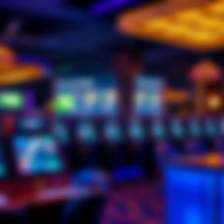Modern sports betting kiosk at Little Creek Casino