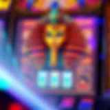 Cleopatra slot machine interface showcasing vibrant graphics
