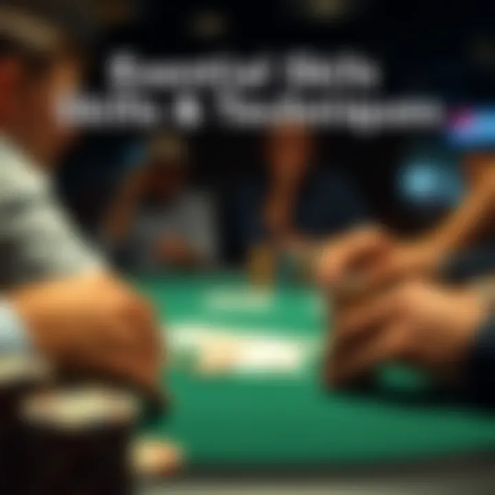 Visual guide to essential poker skills and techniques