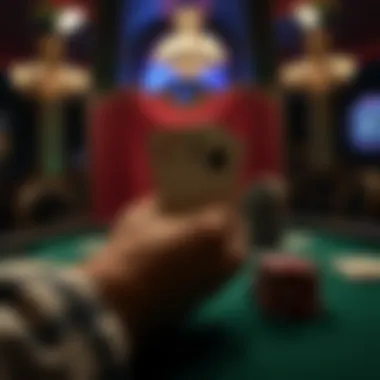 Visual representation of poker hand rankings