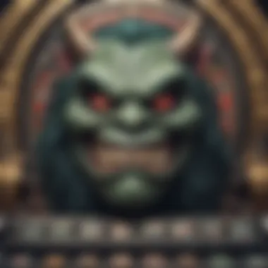 Unique Features of Monster Money A close-up view of the unique features of the Monster Money slot machine, including special symbols and bonuses.
