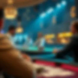 Illustration depicting the historical evolution of poker leagues