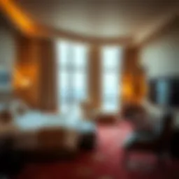 Luxurious suite in a Nebraska casino hotel