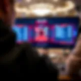 Secure online poker platform interface