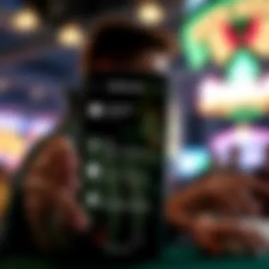 Visual representation of app features for bettors