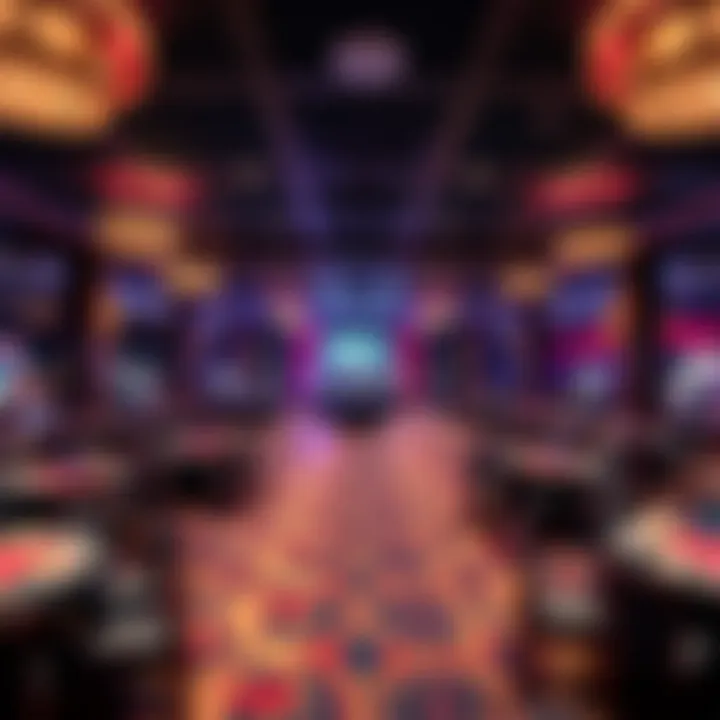 Panoramic view of Palace Station Casino's event space