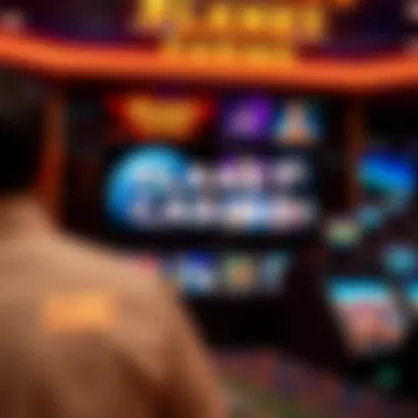 Overview of Planet Casino gaming interface showcasing various games