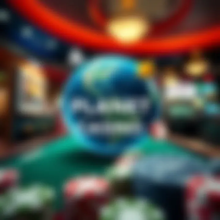 Illustration of different payment methods available at Planet Casino