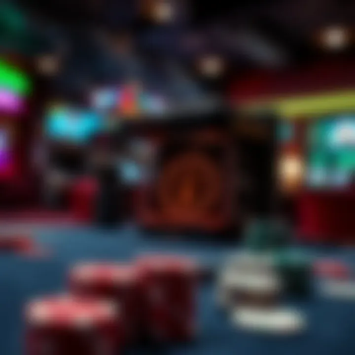 Visual representation of security features in online gambling