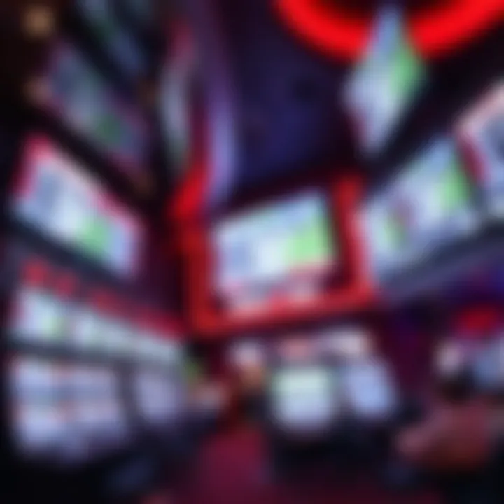 Interior view of Silverton Sportsbook showcasing betting screens