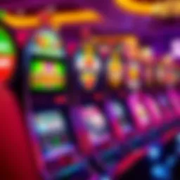 Screenshot of Slotomania app interface showcasing vibrant slot machines