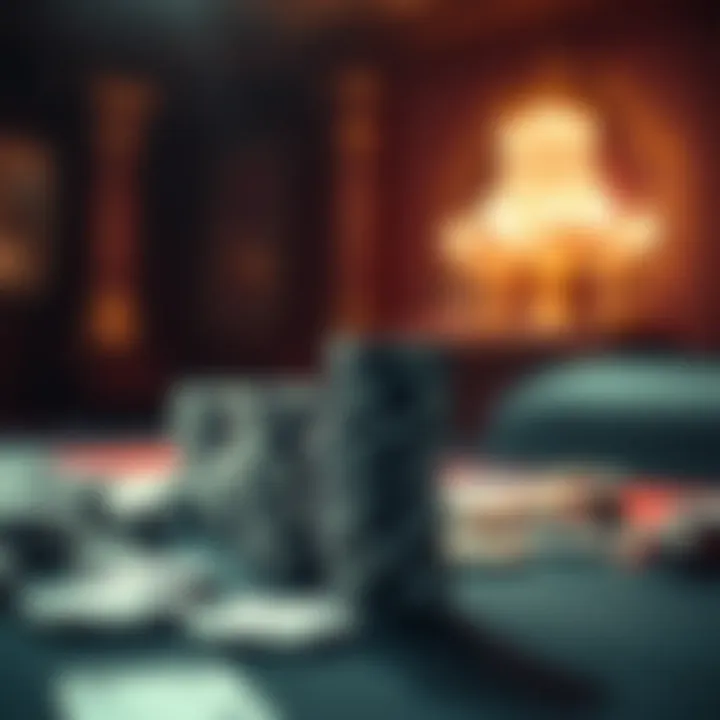 An abstract representation of risk and decision-making in gambling