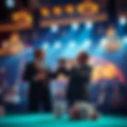 A captivating stage performance by Penn & Teller showcasing their unique magic style