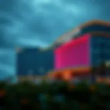 Stunning view of The Ocean Casino's exterior showcasing its modern design