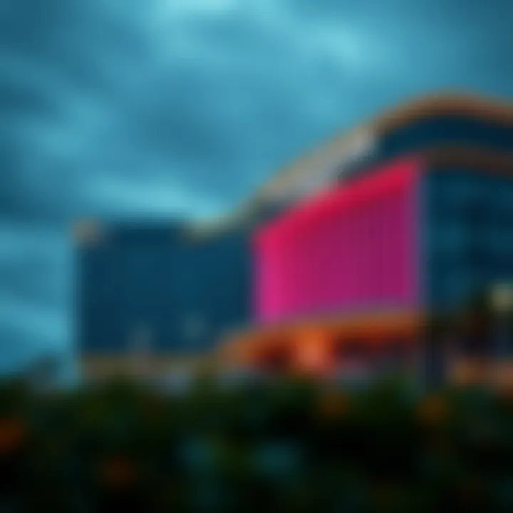 Stunning view of The Ocean Casino's exterior showcasing its modern design