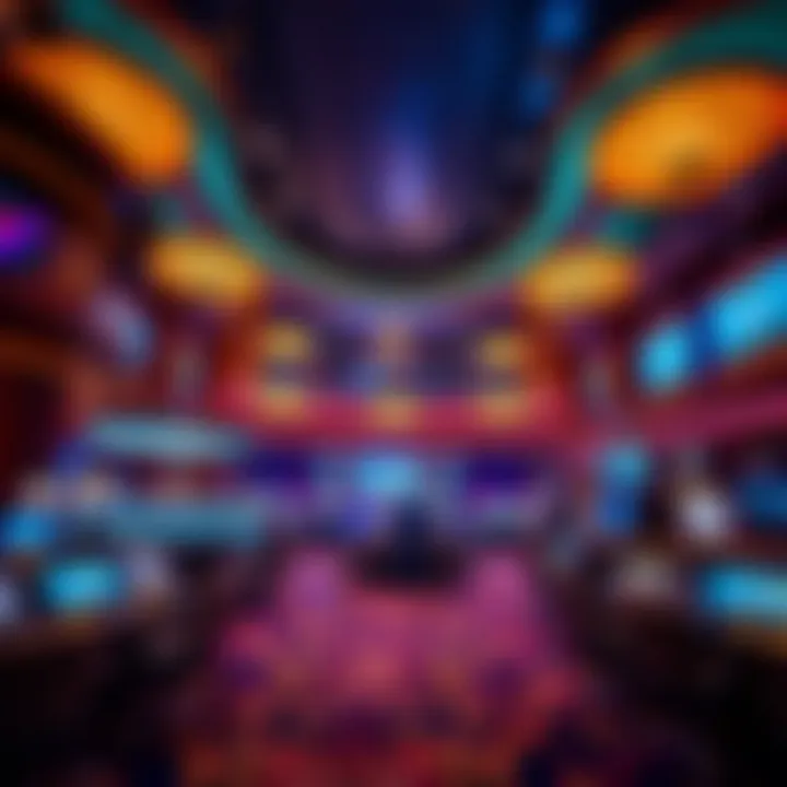 Luxurious interior of the casino highlighting opulent decor and design