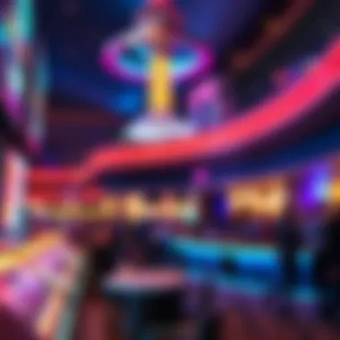 The vibrant nightlife at The Ocean Casino, featuring entertainment and social activities