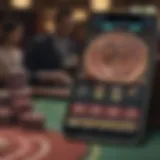 Visual representation of Twinspires Casino App on a smartphone