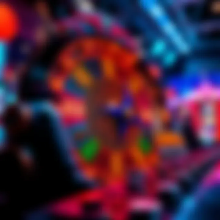 Illustration depicting the mechanics of free spins in online slots